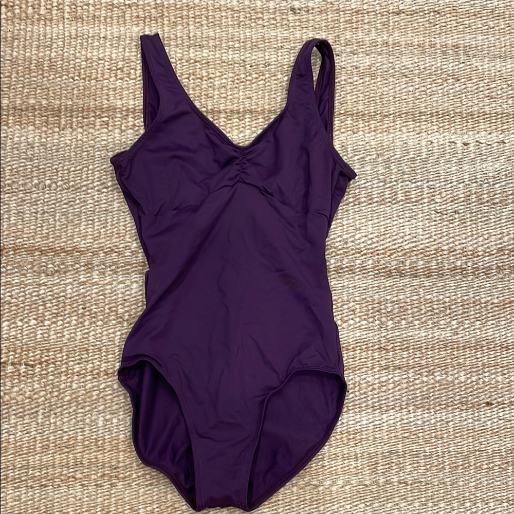 Deep Eggplant child’s ballet leotard